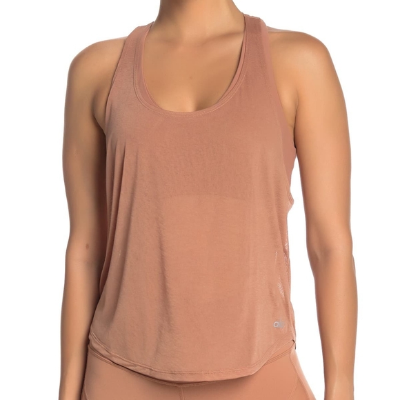 ALO Yoga Tops - Alo Yoga Women's Tank Top Arrow Nude Beige M NWT